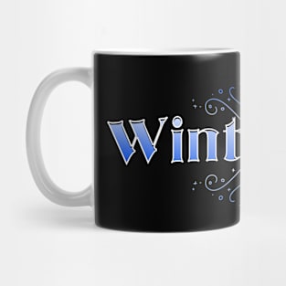 Winterlust Blue Mug